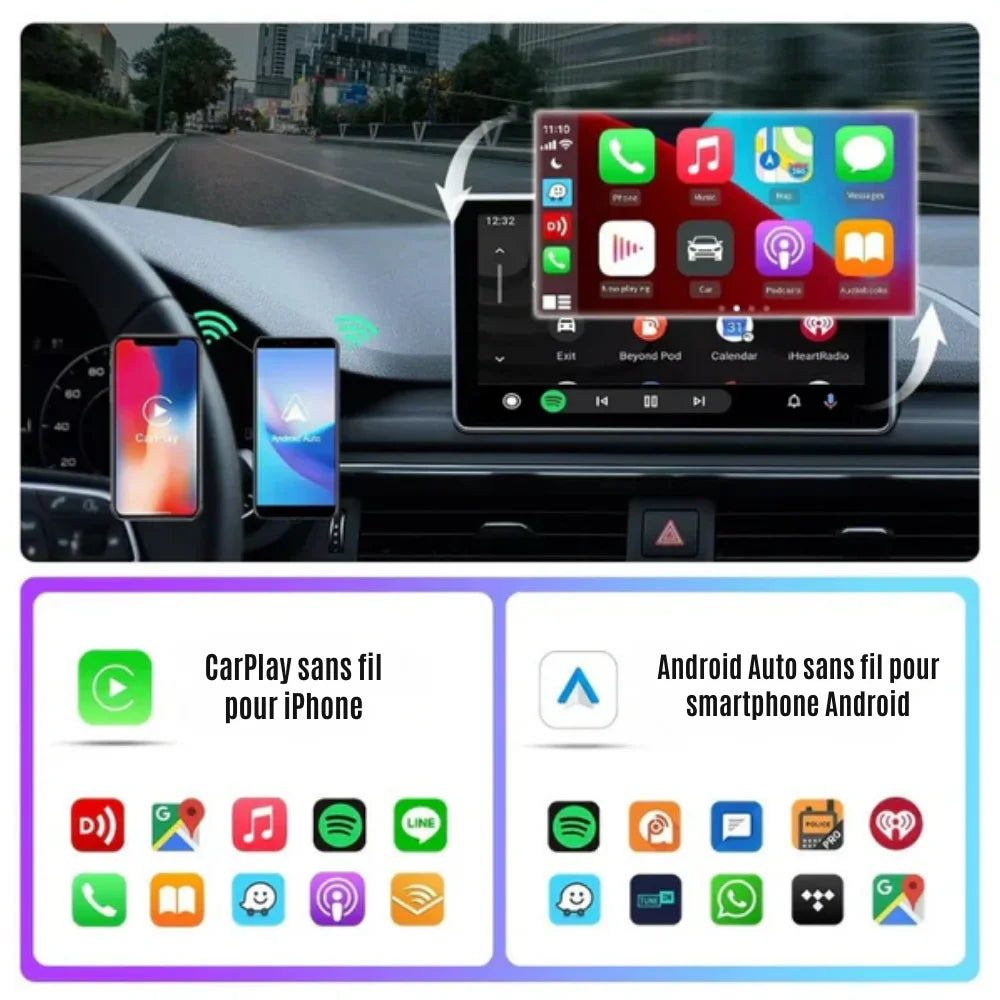 Cardapter™ | Android Auto & CarPlay sans fil, sans effort