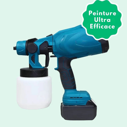 SprayPro™ | Pistolet à peinture sans fil, finition professionnelle
