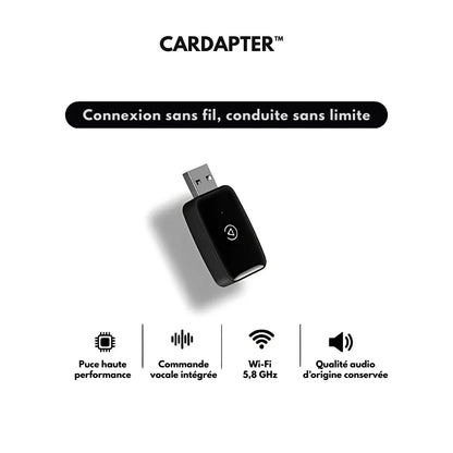 Cardapter™ | Android Auto & CarPlay sans fil, sans effort