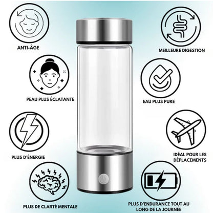 HydroVive™ | La bouteille d’eau hydrogénée pour une vitalité express