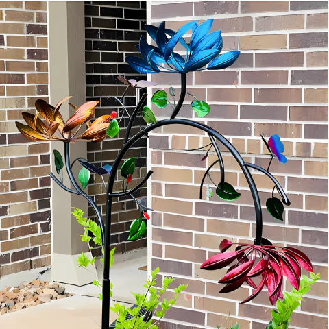 GartenTanz™ | Éolienne décorative florale, pour un jardin unique