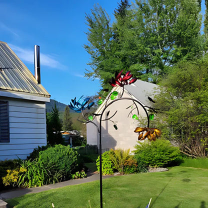 GartenTanz™ | Éolienne décorative florale, pour un jardin unique
