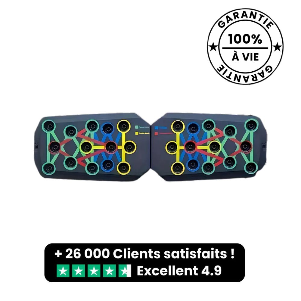 MuscleBoard™ | L’équipement ultime pour muscler le haut du corps