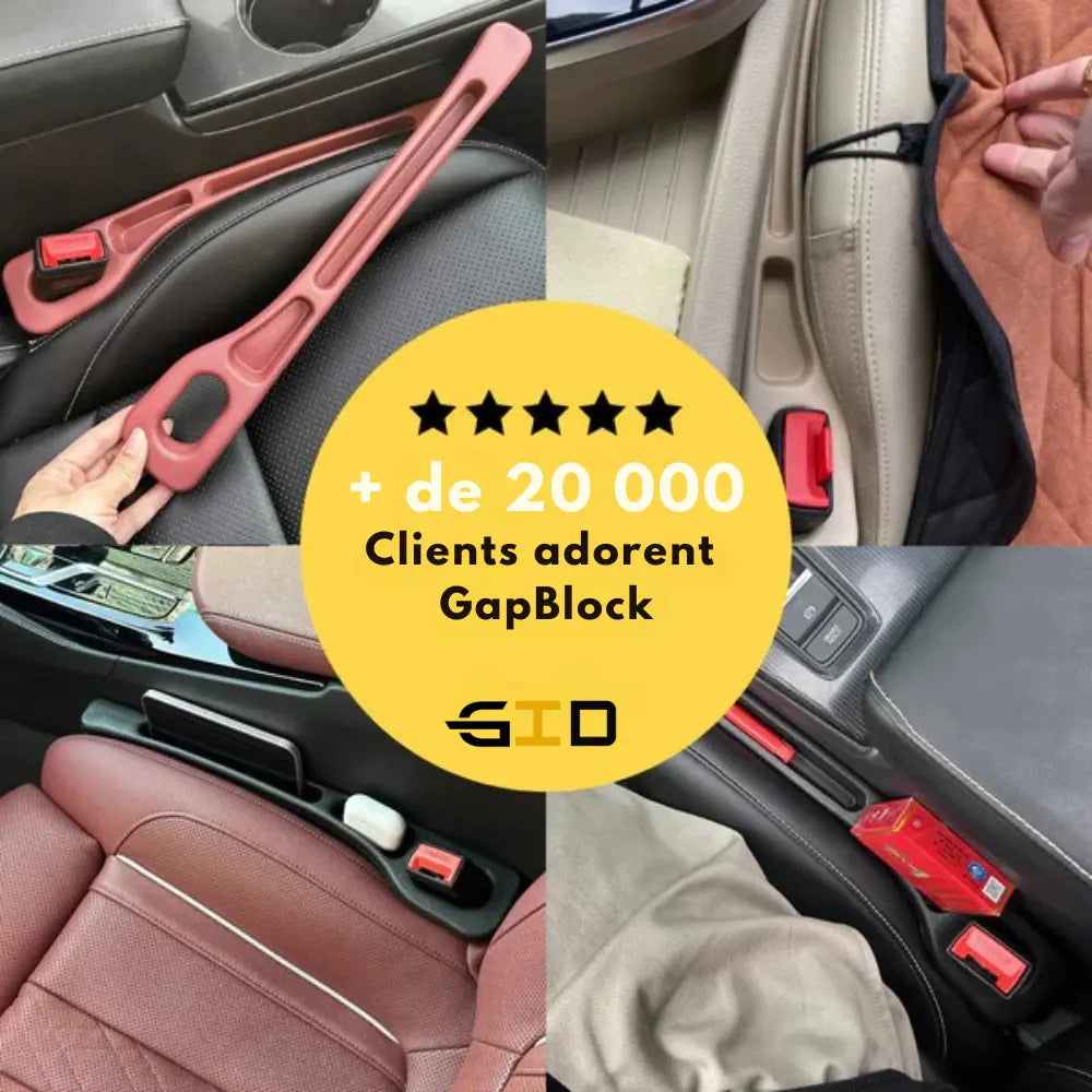 GapBlock™ | Fini les objets perdus dans la voiture