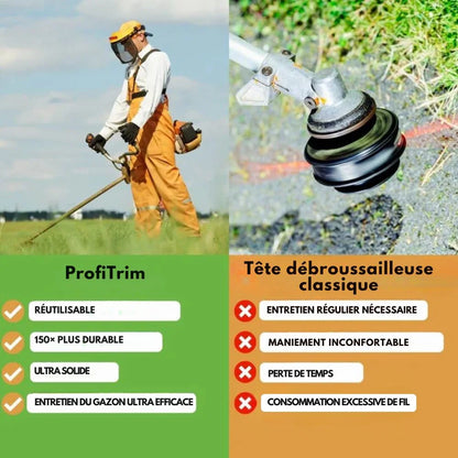 ProfiTrim™ | Une tête débroussailleuse indestructible pour un jardin impeccable