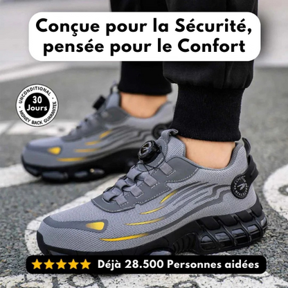 SafeStep™ | Chaussure de sécurité ergonomique et anti-douleur – Certifiée EN ISO 20345