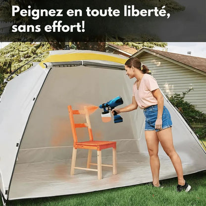 SprayPro™ | Pistolet à peinture sans fil, finition professionnelle