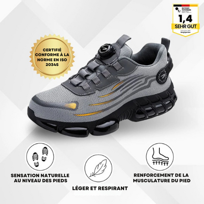 SafeStep™ | Chaussure de sécurité ergonomique et anti-douleur – Certifiée EN ISO 20345