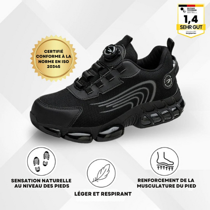 SafeStep™ | Chaussure de sécurité ergonomique et anti-douleur – Certifiée EN ISO 20345