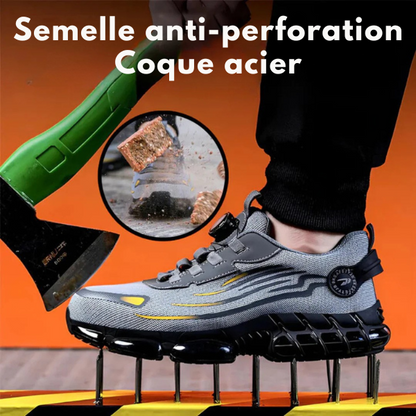 SafeStep™ | Chaussure de sécurité ergonomique et anti-douleur – Certifiée EN ISO 20345