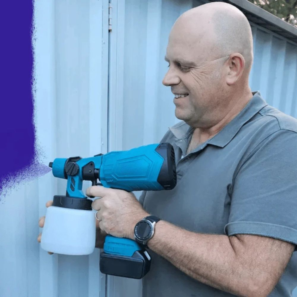 SprayPro™ | Pistolet à peinture sans fil, finition professionnelle