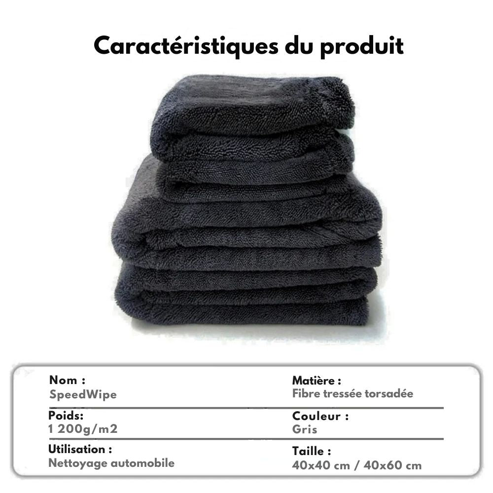 SpeedWipe™ | La microfibre ultra absorbante pour une brillance nette
