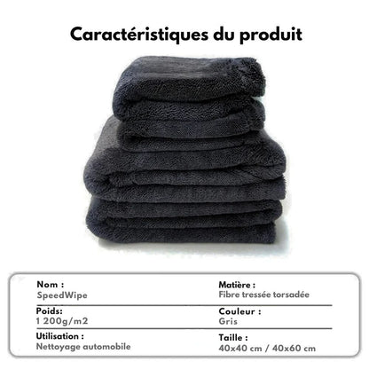 SpeedWipe™ | La microfibre ultra absorbante pour une brillance nette