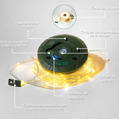LumiTrail™ | La lampe tout-en-un pour le plein air