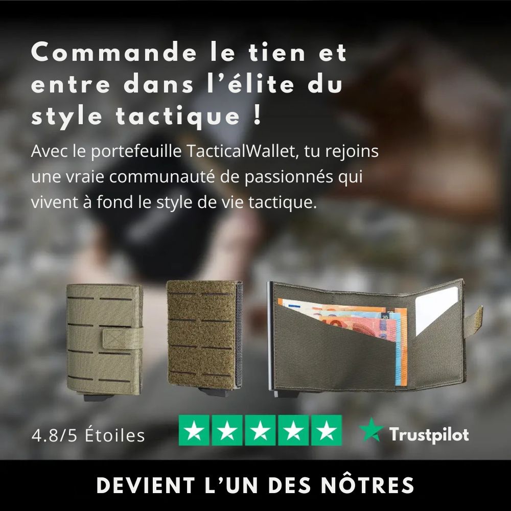 TacticalWallet™ | Résiste à tout, avec classe