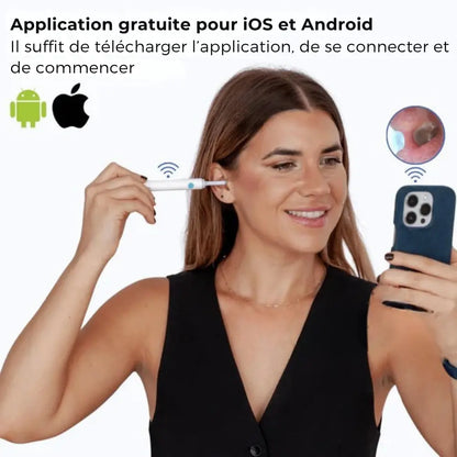 CleanEar Pro™ | Hygiène auriculaire High tech avec vision totale