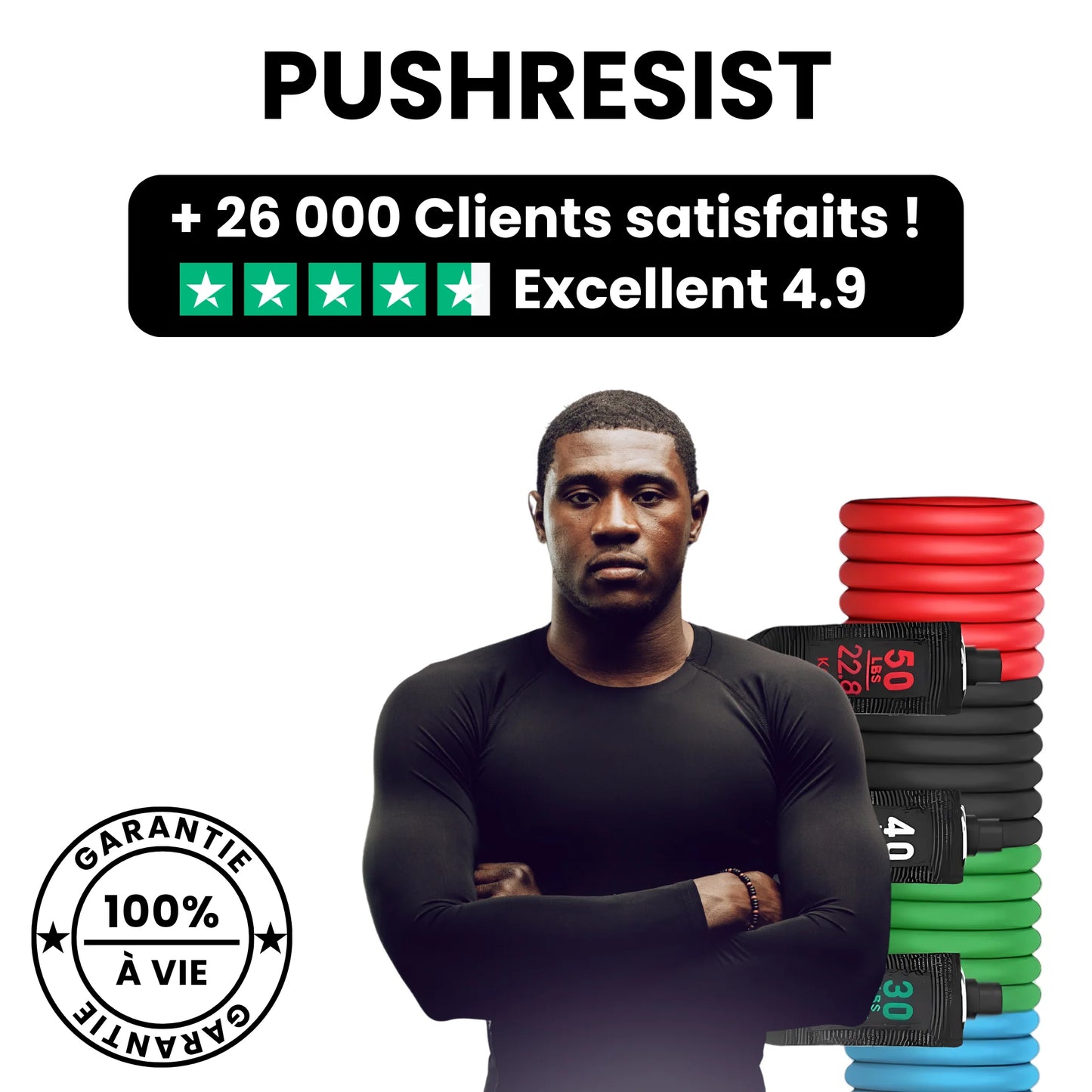 PushResist - Bandes élastiques musculation